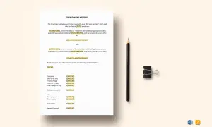 Umowa warunkowa sprzedaży z wyszczególnieniem ceny, podatków i zadatku.